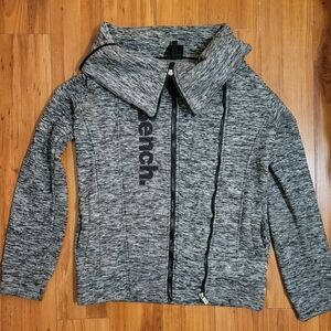 Bench Heathered Gray High-Collar Jacket